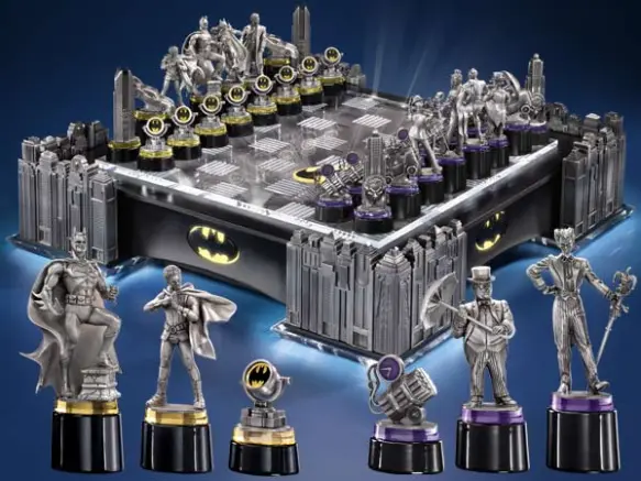Set de xadrez luminoso do Batman!!
